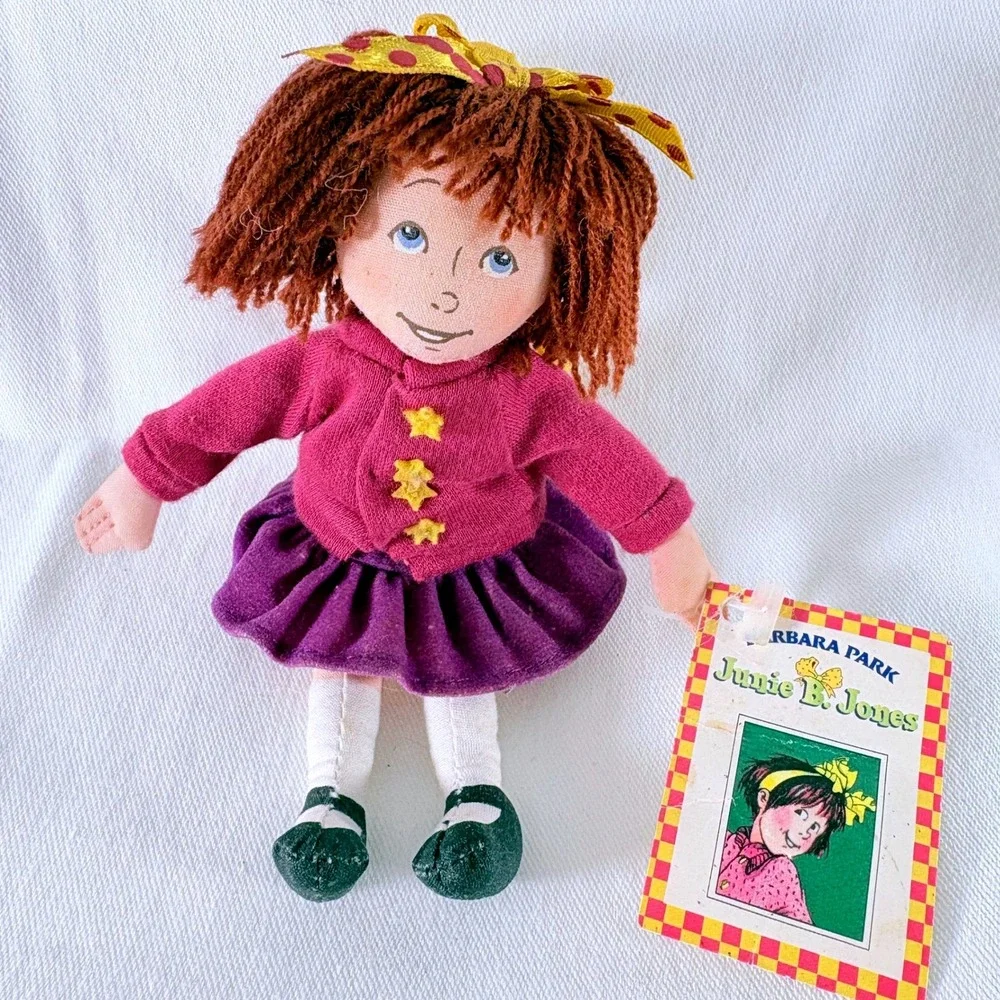 MerryMakers Junie B. Jones Plush Clip-On Doll 5.5